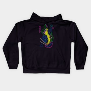 Neon Ramen Kids Hoodie